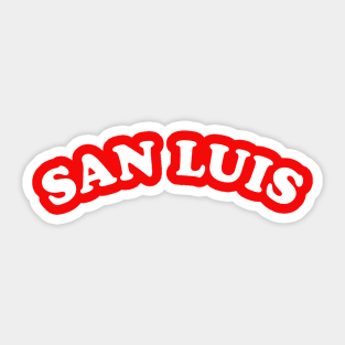 SAN LUIS Sticker